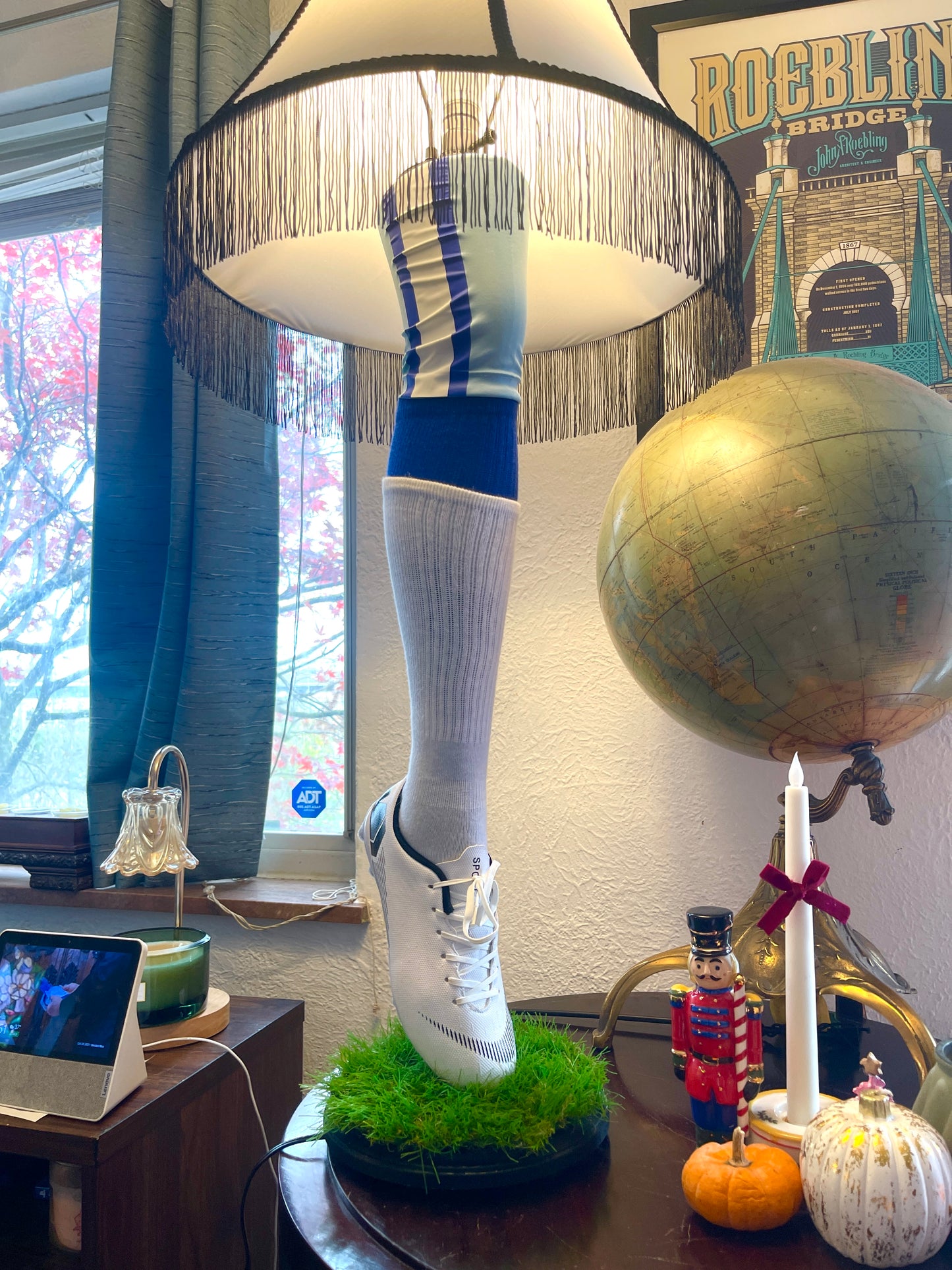 Dallas Football Leg Lamp - Handmade in Cincinnati