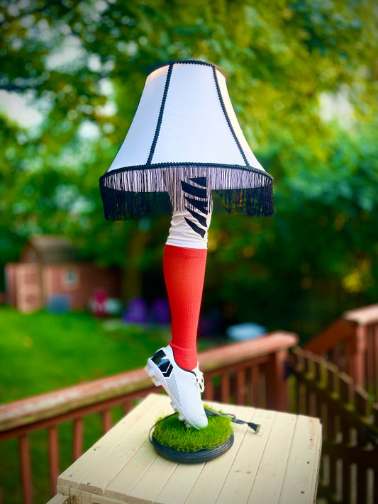 Cincy Football Leg Lamp - Handmade in Cincinnati